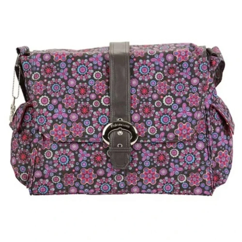 Kalencom Water Resistant Coated Diaper Bag with Magnetic Buckle  NWT
